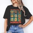 DCC Many Faces Of Mordecai Grid Gamer Series Book Unisex T-Shirt DCC Many Faces Of Mordecai Grid Gamer Series Book Unisex T-Shirt