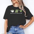 Drink Matcha Read Books Be Happy Book Lover Matcha Tea Lover Unisex T-Shirt