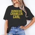 Dungeon Crawler Carl Yellow Text Logo LitRPG Series Book Unisex T-Shirt Dungeon Crawler Carl Yellow Text Logo LitRPG Series Book Unisex T-Shirt