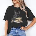 Dutch Shepherd Books Reading Dog Breed Graphic Unisex T-Shirt Dutch Shepherd Books Reading Dog Breed Graphic Unisex T-Shirt