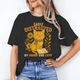 Easily Distracted By Cats And Books Cute Cat Book Lover Unisex T-Shirt Easily Distracted By Cats And Books Cute Cat Book Lover Unisex T-Shirt