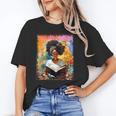 Educated Afro Girl Reading Book Lover History Month Unisex T-Shirt Educated Afro Girl Reading Book Lover History Month Unisex T-Shirt