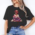 Educated Melanin Queen Afro Women Reading Book History Unisex T-Shirt Educated Melanin Queen Afro Women Reading Book History Unisex T-Shirt