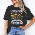 Education Is Freedom Books History Teacher Kids Unisex T-Shirt Education Is Freedom Books History Teacher Kids Unisex T-Shirt