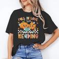 Fall In Love With Reading Thanksgiving Pumpkin Book Lover Unisex T-Shirt Fall In Love With Reading Thanksgiving Pumpkin Book Lover Unisex T-Shirt