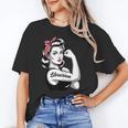 Female Librarian Rosie Riveter Book Guardian Woman Unisex T-Shirt Female Librarian Rosie Riveter Book Guardian Woman Unisex T-Shirt