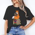 Fox Books Read Reading Librarian America Men Women Kids Unisex T-Shirt Fox Books Read Reading Librarian America Men Women Kids Unisex T-Shirt