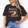 Ghost Library Reading Books Halloween Men Women Kids Unisex T-Shirt Ghost Library Reading Books Halloween Men Women Kids Unisex T-Shirt
