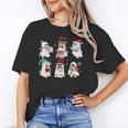 Ghost Santa Elf Squad Read Books Bookish Librarian Christmas Unisex T-Shirt