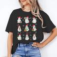 Ghosts Wearing Santa Hats Reading Books Christmas Book Lover Unisex T-Shirt Ghosts Wearing Santa Hats Reading Books Christmas Book Lover Unisex T-Shirt