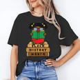 Girl Kid Reading Book Black History Month Bookworm Unisex T-Shirt