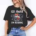 Go Away I'm Reading Book Reader Cute Fox Librarians Unisex T-Shirt Go Away I'm Reading Book Reader Cute Fox Librarians Unisex T-Shirt