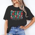 Groovy Christmas Most Likely To Read A Book On Christmas Unisex T-Shirt Groovy Christmas Most Likely To Read A Book On Christmas Unisex T-Shirt
