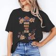 Haha Made You Read Shirt Book Reader Flower Floral Unisex T-Shirt