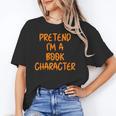 Halloween Pretend I'm Book Character Costume Lazy Adult Kids Unisex T-Shirt Halloween Pretend I'm Book Character Costume Lazy Adult Kids Unisex T-Shirt
