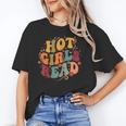 Hot Girls Read Aesthetic Book Lover Reading Unisex T-Shirt