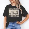 Hot Pin Up Girl Comic Book Vintage Reading Is Sexy Unisex T-Shirt Hot Pin Up Girl Comic Book Vintage Reading Is Sexy Unisex T-Shirt