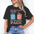 I'm So Glad We'Re On The Same Page Book Lover Writer Unisex T-Shirt