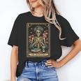 The Introvert Skeleton Tarot Card Coffee Book Lover Unisex T-Shirt