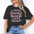 If It Involves Books And Cats Book Lover Unisex T-Shirt If It Involves Books And Cats Book Lover Unisex T-Shirt