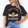 Just a Girl Who Loves Books African American Book Nerd Lover Unisex T-Shirt Just a Girl Who Loves Books African American Book Nerd Lover Unisex T-Shirt
