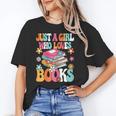 Just A Girl Who Loves Books Reading Cute Bookworm Girls Kids Unisex T-Shirt Just A Girl Who Loves Books Reading Cute Bookworm Girls Kids Unisex T-Shirt