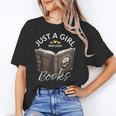 Just A Girl Who Loves Books Witchcraft Spell Book Halloween Unisex T-Shirt Just A Girl Who Loves Books Witchcraft Spell Book Halloween Unisex T-Shirt