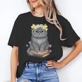 Just A Girl Who Loves Cats & Books Bookish Women Unisex T-Shirt