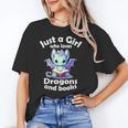 Just a Girl Who Loves Dragons And Books Dragon For Kids Unisex T-Shirt Just a Girl Who Loves Dragons And Books Dragon For Kids Unisex T-Shirt