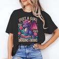 Just a Girl Who Loves Dragons And Books Dragon Unisex T-Shirt Just a Girl Who Loves Dragons And Books Dragon Unisex T-Shirt