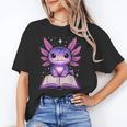 Kawaii Axolotl Cute Axolotls Reading Book Unisex T-Shirt Kawaii Axolotl Cute Axolotls Reading Book Unisex T-Shirt