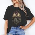 I Love You To The Library And Back Anatomical Heart Book Unisex T-Shirt