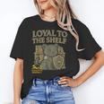 Loyal To The Shelf Knight Panther Book Lover Unisex T-Shirt