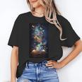 Magical Book Floral Coffee Books Nature Fantasy Unisex T-Shirt Magical Book Floral Coffee Books Nature Fantasy Unisex T-Shirt