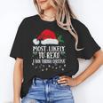Matching Christmas PJS Most Likely To Read A Book Unisex T-Shirt Matching Christmas PJS Most Likely To Read A Book Unisex T-Shirt