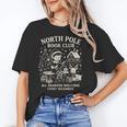 North Pole Book Club Christmas Elf Bookish Retro Graphic Unisex T-Shirt North Pole Book Club Christmas Elf Bookish Retro Graphic Unisex T-Shirt