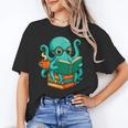 Octopus Reading Book Reading Bookworm Reader Unisex T-Shirt
