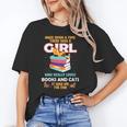 Once Upon A Time There Was A Girl Who Loves Books And Cats Unisex T-Shirt Once Upon A Time There Was A Girl Who Loves Books And Cats Unisex T-Shirt