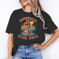 Paperbacks And Pool Days Flamingo Reading Summer Vibes Books Unisex T-Shirt