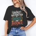 Pet Lover Joke Easily Distracted By Dogs And Books Men Unisex T-Shirt Pet Lover Joke Easily Distracted By Dogs And Books Men Unisex T-Shirt