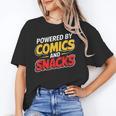Powered By Comics And Snacks Comic Book Lover Unisex T-Shirt Powered By Comics And Snacks Comic Book Lover Unisex T-Shirt