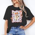 Preppy Coquette Bow Ghost Reading Books Halloween Book Unisex T-Shirt Preppy Coquette Bow Ghost Reading Books Halloween Book Unisex T-Shirt