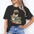 Pug Dog Reading Book Coffee Read Books Be Kind Stay Weird Unisex T-Shirt Pug Dog Reading Book Coffee Read Books Be Kind Stay Weird Unisex T-Shirt