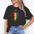 Rainbow Book With Stars And Moon Phases Gay Pride LGBT Unisex T-Shirt Rainbow Book With Stars And Moon Phases Gay Pride LGBT Unisex T-Shirt