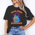 Read More Books Halloween Book Cute Ghost Reading Teaching Unisex T-Shirt