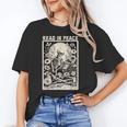 Read In Peace Skeleton Book Lover Bookworm Book Unisex T-Shirt Read In Peace Skeleton Book Lover Bookworm Book Unisex T-Shirt