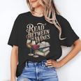 Read Between The Wines Vintage Book Lovers Wine Reading Unisex T-Shirt Read Between The Wines Vintage Book Lovers Wine Reading Unisex T-Shirt