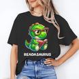 Readasaurus Reading Dinosaur Book Reader Bookworm Unisex T-Shirt