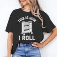 Reader Librarian Library This Is How I Roll Book Cart Meme Unisex T-Shirt