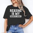 Reading Is My Favorite Sport Book Lover Reader Unisex T-Shirt
